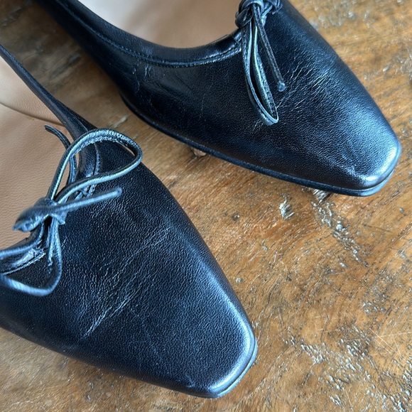 Vintage Manolo Blahnik Ballet Flats with Bows - Picture 8 of 8